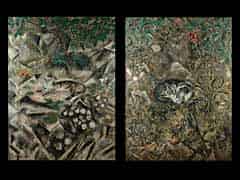 Detail images: Sei Koyanagui, Französisch/Japanischer Maler des 20. Jhdts. 