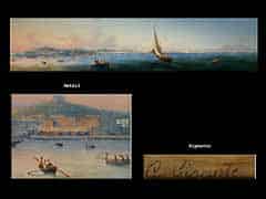 Detail images: Ercole Gigante, 1850 Neapel - 1860 Golf von Neapel