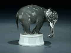 Detailabbildung: Rosenthal Porzellanfigur eines Elefanten