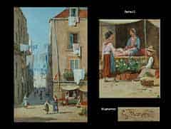 Detailabbildung: G. Roveni Italienischer Maler des 19. Jhdts.