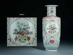 Detailabbildung: Chinesische Vase - Famille-Rose