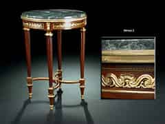 Detail images: Rundes Tischchen im Louis XVI-Stil