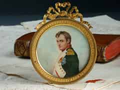 Detail images: Miniaturbildnis Kaiser Napoleons