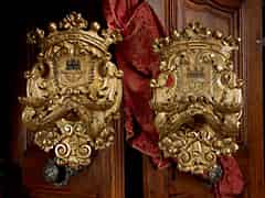 Detail images: Paar barocke Wandleuchter