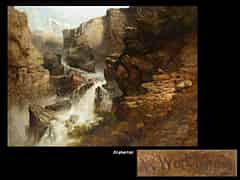 Detailabbildung: William West (genannt Waterfall-West sowie Norway-West)