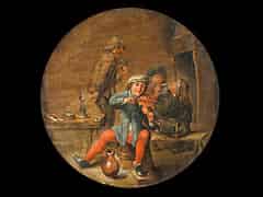 Detailabbildung: Holländischer Maler des 17./18. Jhdts. (in der Stilnachfolge von Teniers)