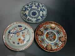 Detail images: Drei chinesische Porzellanplatten