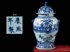Detail images: Große China-Deckelvase
