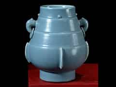 Detailabbildung: Blaue China-Vase