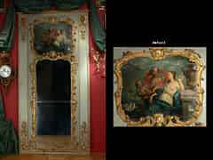 Detailabbildung: Trumeau-Wandvertäfelung mit Gemälde