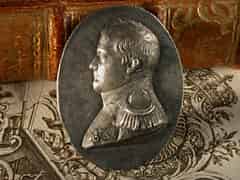 Detail images: Kleines Oval-Reliefbildnis Napoleon