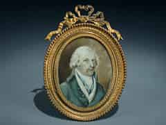 Detail images: Miniatur Portraitbildnis des Marschalls Wellington