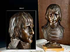 Detail images: Bronzebüste Napoleons als republikanischer Konsul