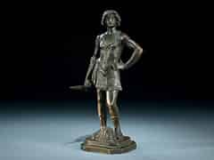 Detail images: Bronze-Figur des jugendlichen David