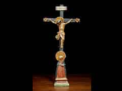 Detailabbildung: Aufstellkreuz mit Corpus Christi