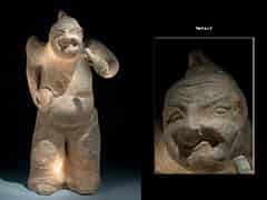 Detailabbildung: Seltener Trommler der Han-Dynastie