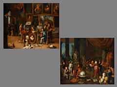 Detail images: Frans Xaver Verbeeck 1686 - 1755 Antwerpen