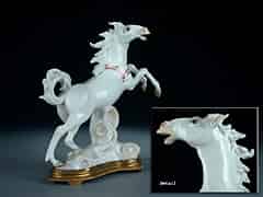 Detail images: Meissener Porzellan-Pferd