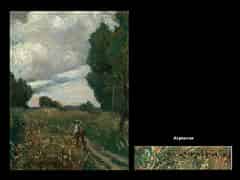 Detailabbildung: Henri-Joseph Harpignies 1819 Valenciennes - 1916 St. Prive’Yonne bedeutender Maler im