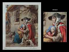 Detailabbildung: Italienischer Künstler des 19. Jhdts. (Abb. rechts)