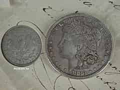 Detail images: Ein-Dollar-Münze