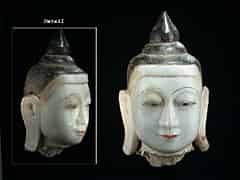Detail images: Kopf eines Buddha