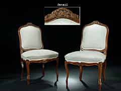 Detailabbildung: Paar Rokoko-Stühle
