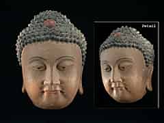 Detail images: Seltener Buddha-Kopf