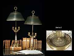 Detail images: Paar Bouillotte-Lampen