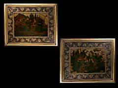 Detail images: Paar italienische Wandpaneele des 17./18. Jahrhunderts
