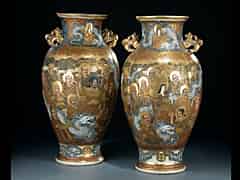 Detailabbildung: Paar japanische Vasen
