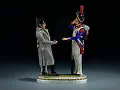 Detailabbildung: Napoleon und der Infanterist