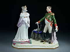 Detailabbildung: Napoleon und Königin Louise