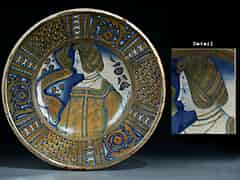 Detailabbildung: Majolika-Platte aus Deruta, um 1525