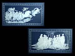 Detail images: Zwei Villeroy & Boch-Porzellanplatten
