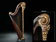 Detail images: Seltene Louis XVI-Harfe