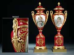 Detail images: Paar Sèvres Vasen