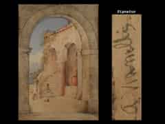 Detailabbildung:  Achille Viavelli, 1803 - 1894 Benevento