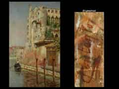 Detailabbildung:  Lumiano Contento, italienischer Maler des ausgehenden 19. Jhdts.