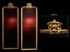 Detailabbildung:  Seltenes Paar Louis XV-Pfeilerspiegel
