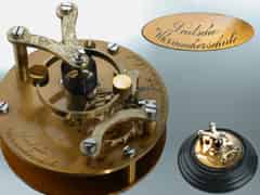 Detail images:  Gangmodell mit Wippen-Chronometer-Hemmung Glashütte um 1910