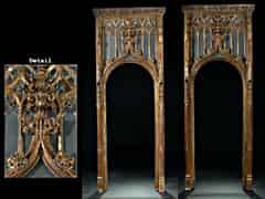 Detail images: Museale gotische Vertäfelungselemente 