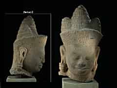 Detail images: Khmer-Kopf