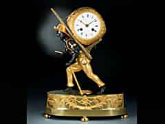Detail images: Figurenuhr “Le Portfaix“ aus der Uhrenfolge “Bon nègre“