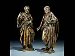 Detail images: Zwei Figuren des Hl. Petrus und des Hl. Paulus in der Art von Hubert Gerhard 1540 - 1620 und Carlo di Cesare del Palagio 1540 - 1598