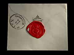 Detail images: Briefumschlag der Kaiserin Sisi