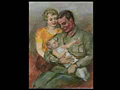 Detailabbildung: Sowjetischer Maler der 30er Jahre des 20. Jhdts.