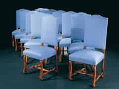 Detailabbildung: 12 Stühle im Barock-Stil