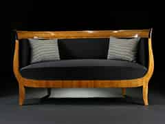 Detailabbildung:  Biedermeier-Sofa
