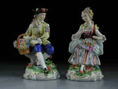 Detailabbildung:  Paar Porzellanfiguren